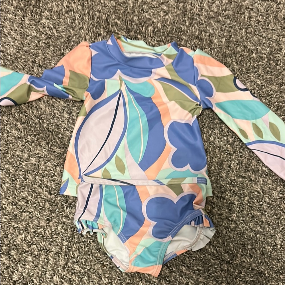 Kids Swim Set with Watermelon Print - Picture 3 of 3